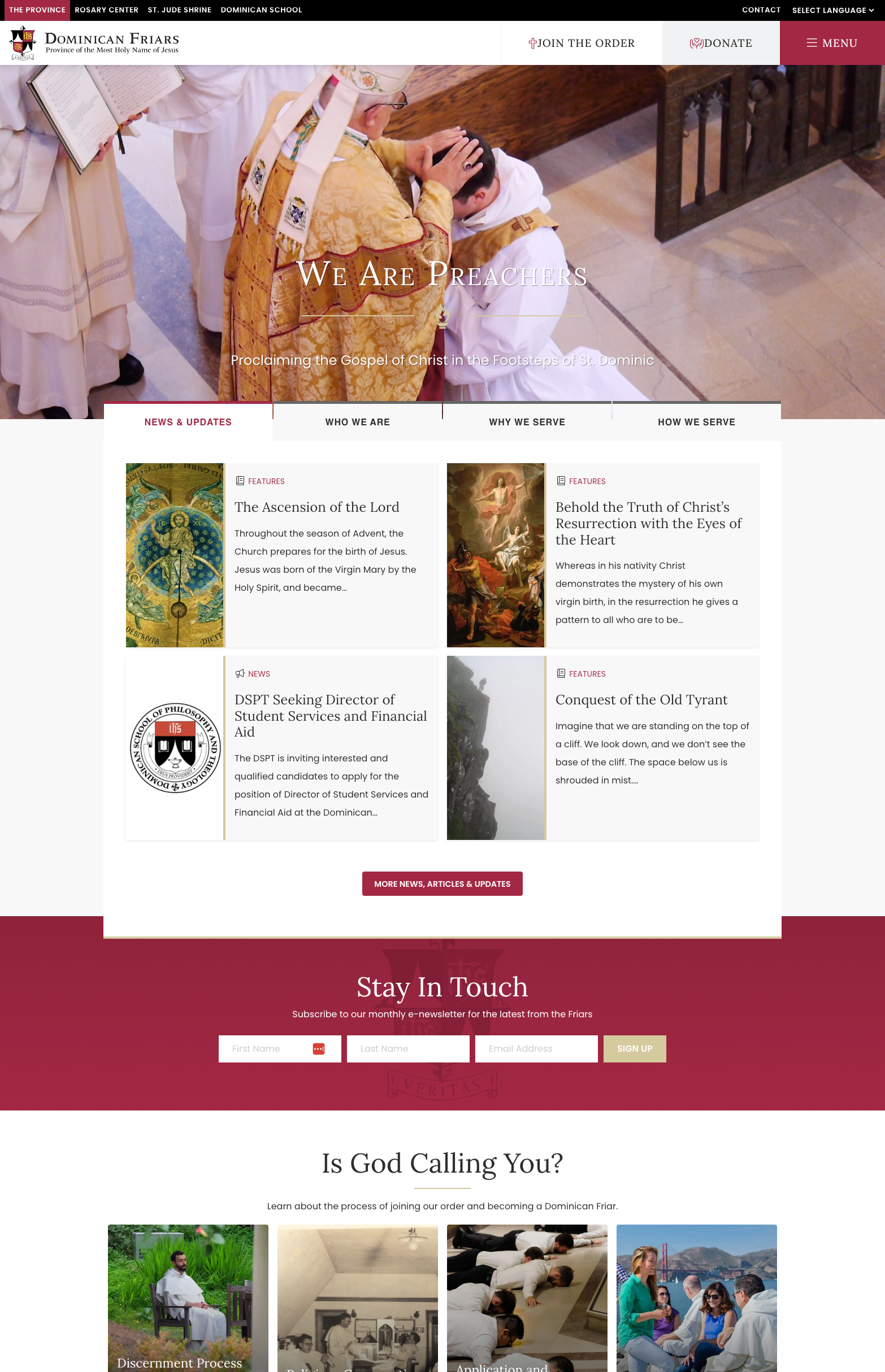 Dominican Friars Homepage