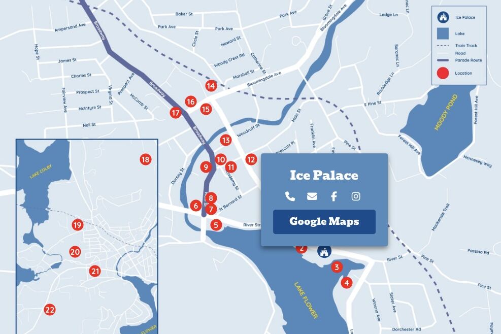 Saranac Lake Winter Carnival Interactive Map